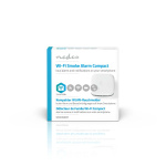 Nedis SmartLife Rookmelder | Wi-Fi | Batterij Gevoed | Levenscyclus sensor: 10 Jaar | EN 14604 | Max. batterijduur: 24 Maanden | 85 dB | Wit | 1 Stuks