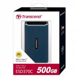 Transcend Portabel SSD ESD370C USB-C 500GB (R1050/W950)