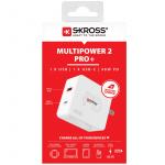 SKROSS Multipower 2 Pro+ US 1xUSB-C PD 1xUSB-A 48W SKROSS Multipower 2 Pro+ US 1xUSB-C PD 1xUSB-A 48W