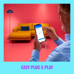 WiZ WiFi Smart LED E27 P45 40W 470lm Färg