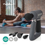 Nedis Sportmassagepistool | Batterij Gevoed | N/A | Oplaadbaar | 6 Massage Modes | USB kabel | Grijs Nedis Sportmassagepistool | Batterij Gevoed | N/A | Oplaadbaar | 6 Massage Modes | USB kabel | Grijs