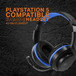DELTACO GAMING Stereo Gaming Headset for PS5, 1x 3.5mm connector DELTACO GAMING Stereo Gaming Headset for PS5, 1x 3.5mm connector
