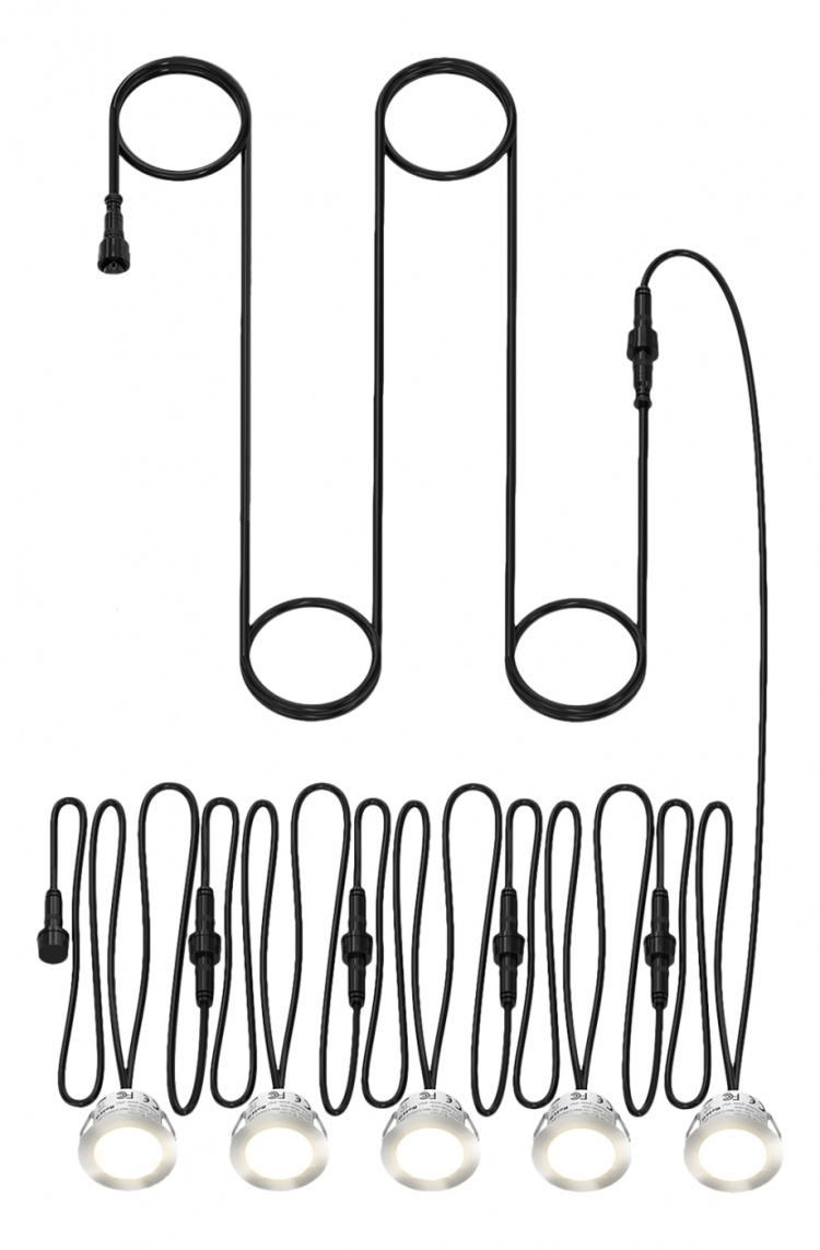 DELTACO SMART HOME, förlängning till SH-DLK01, 5 lampor, DELTACO SMART HOME, förlängning till SH-DLK01, 5 lampor,