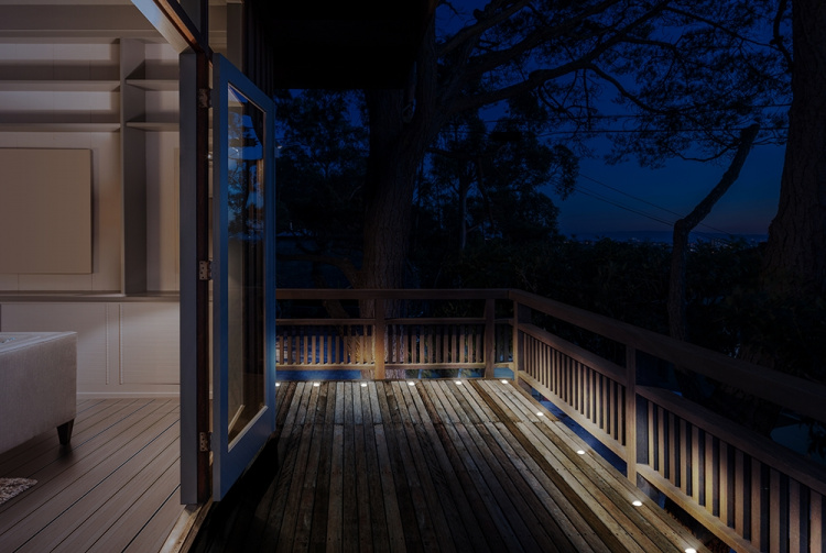 DELTACO SMART HOME SH-DLK01, smart altanbelysning, RGB & varmvitt