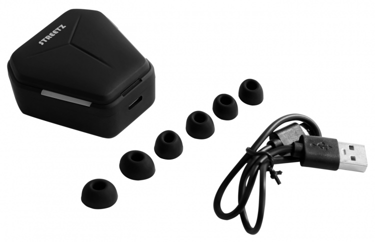 STREETZ True Wireless Stereo, Gaming, in-ear, matte black STREETZ True Wireless Stereo, Gaming, in-ear, matte black