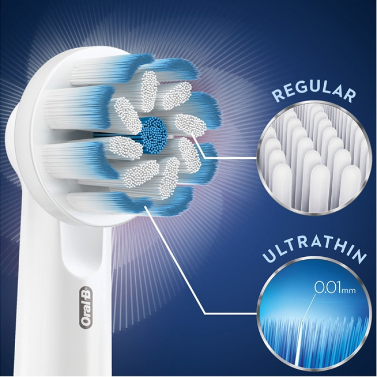Oral B Borsthuvud Sensitive Clean & C