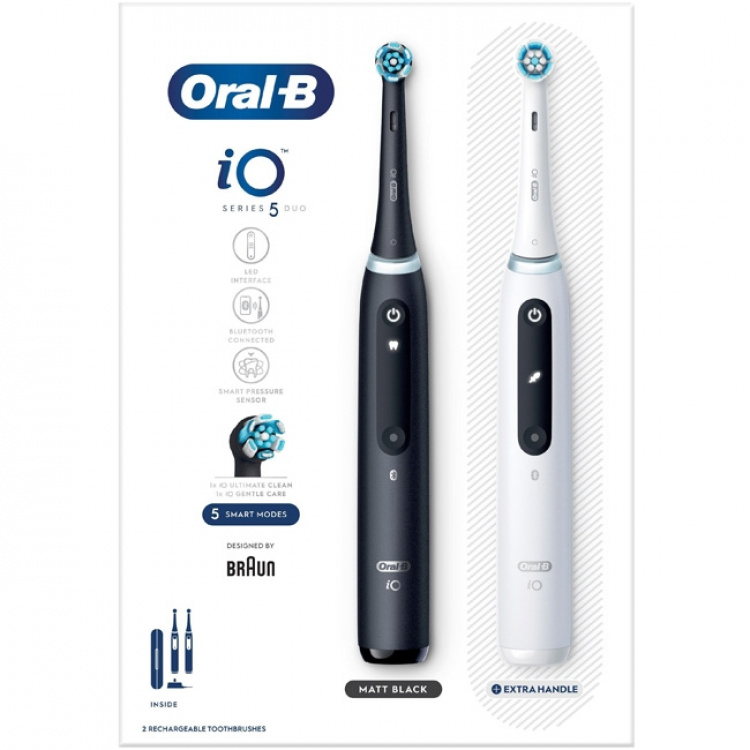 Oral B Eltandborste iO5 Duo Black UCB