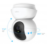Pan/Tilt Home Security Wi-Fi Camera, High Definition Video: Capture ev