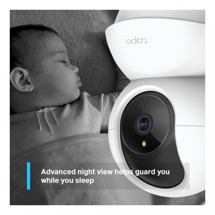 Pan/Tilt Home Security Wi-Fi Camera, High Definition Video: Capture ev