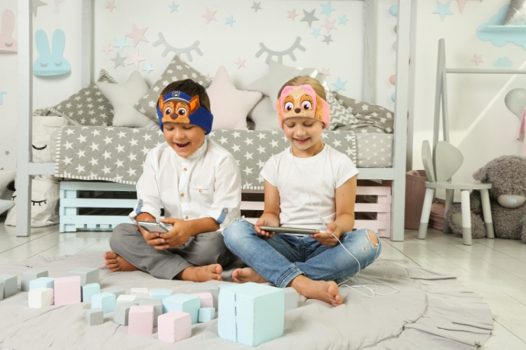 PAW Patrol Headband earphones blue