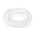 Nedis Kabelmanagement | Spiraalvormige sleeve | 1 Stuks | Maximale kabeldikte: 28 mm | PE | Wit
