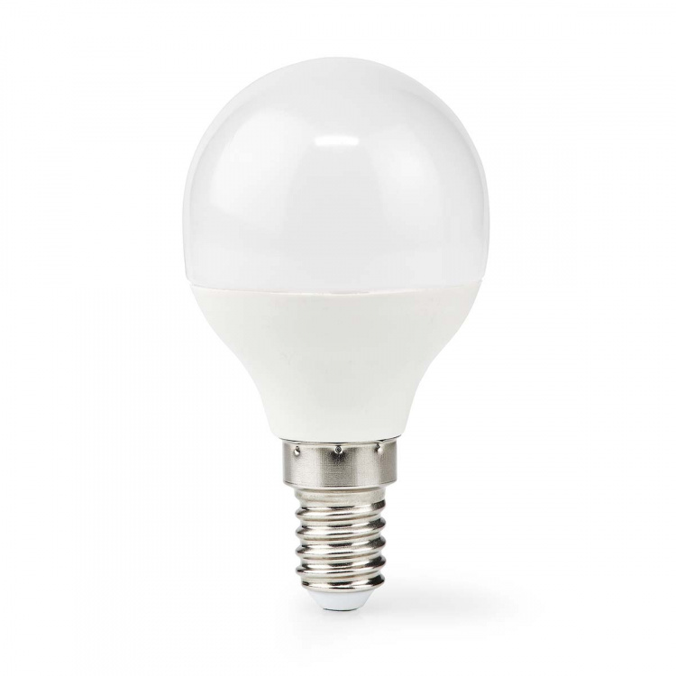 Nedis LED-Lamp E14 | G45 | 4.9 W | 470 lm | 2700 K | Warm Wit | Frosted | 1 Stuks