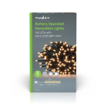 Nedis Kerstverlichting | Koord | 192 LED\'s | Warm Wit | 14.40 m | Licht effecten: 7 | Binnen & Buiten | Batterij Gevoed