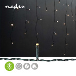 Nedis Decoratieve IJspegel Verlichting | 360 LED\'s | Warm Wit | 9.00 m | Licht effecten: 7 | Netvoeding