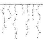Nedis Decoratieve IJspegel Verlichting | 360 LED\'s | Warm Wit | 9.00 m | Licht effecten: 7 | Netvoeding