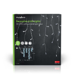 Nedis Decoratieve IJspegel Verlichting | 360 LED\'s | Koel Wit | 9.00 m | Licht effecten: 7 | Netvoeding