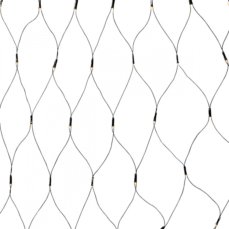 Nedis Decoratieve Net Verlichting | Warm Wit | 160 LED\'s | 2 x 1 m | Licht effecten: 7 | Binnen & Buiten | Netvoeding