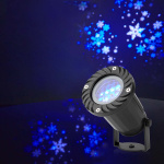 Nedis Decoratieve Verlichting | LED sneeuwvlok projector | Witte en blauwe ijskristallen | Binnen & Buiten