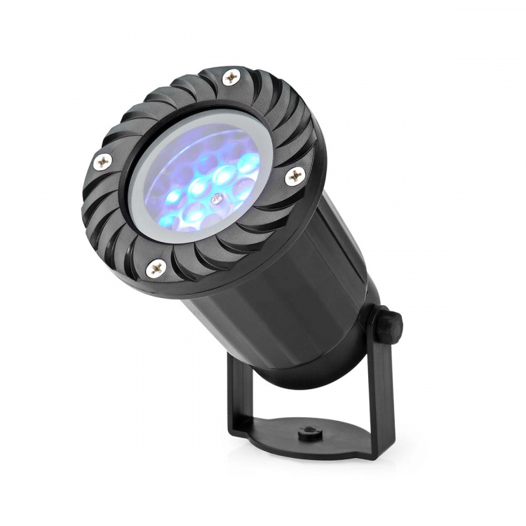 Nedis Decoratieve Verlichting | LED sneeuwvlok projector | Witte en blauwe ijskristallen | Binnen & Buiten