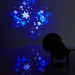 Nedis Decoratieve Verlichting | LED sneeuwvlok projector | Witte en blauwe ijskristallen | Binnen & Buiten