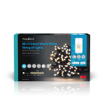 Nedis SmartLife-kerstverlichting | Koord | Wi-Fi | Warm Wit | 200 LED\'s | 20.0 m | Android™ / IOS