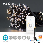 Nedis SmartLife-kerstverlichting | Koord | Wi-Fi | Warm tot Koel Wit | 100 LED\'s | 10.0 m | Android™ / IOS