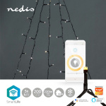 Nedis SmartLife-kerstverlichting | Boom | Wi-Fi | Warm Wit | 200 LED\'s | 20.0 m | 5 x 4 m | Android™ / IOS