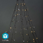 Nedis SmartLife-kerstverlichting | Boom | Wi-Fi | Warm tot Koel Wit | 200 LED\'s | 20.0 m | 10 x 2 m | Android™ / IOS