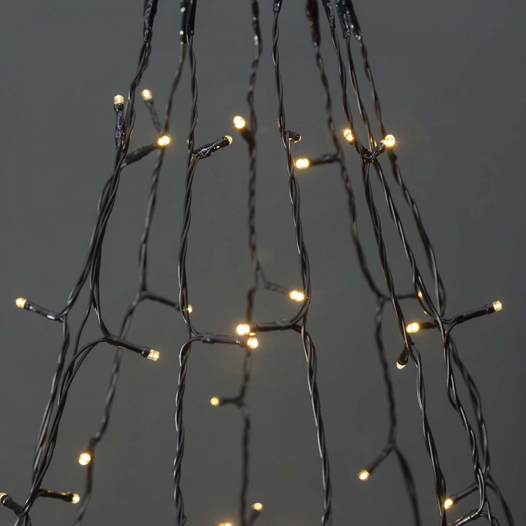 Nedis SmartLife-kerstverlichting | Boom | Wi-Fi | Warm tot Koel Wit | 200 LED\'s | 20.0 m | 10 x 2 m | Android™ / IOS