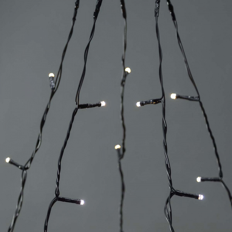 Nedis SmartLife-kerstverlichting | Boom | Wi-Fi | Warm tot Koel Wit | 200 LED\'s | 20.0 m | 5 x 4 m | Android™ / IOS