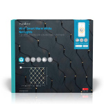 Nedis SmartLife-kerstverlichting | Net | Wi-Fi | Warm Wit | 280 LED\'s | 3.00 m | 3 x 2 m | Android™ / IOS