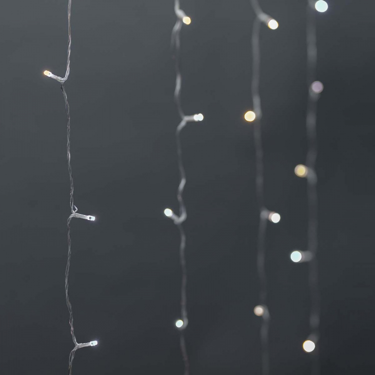 Nedis SmartLife-kerstverlichting | Gordijn | Wi-Fi | Warm tot Koel Wit | 200 LED\'s | 3 m | Android™ / IOS Nedis SmartLife-kerstverlichting | Gordijn | Wi-Fi | Warm tot Koel Wit | 200 LED\'s | 3 m | Android™ / IOS