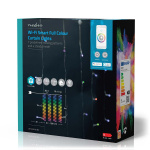 Nedis SmartLife-kerstverlichting | Gordijn | Wi-Fi | RGB | 180 LED\'s | 3 m | Android™ / IOS