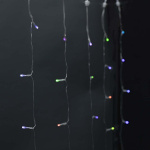 Nedis SmartLife-kerstverlichting | Gordijn | Wi-Fi | RGB | 180 LED\'s | 3 m | Android™ / IOS