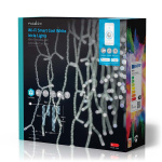 Nedis SmartLife-kerstverlichting | Ijskegel | Wi-Fi | Koel Wit | 400 LED\'s | 8.00 m | Android™ / IOS