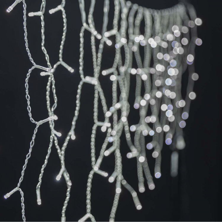 Nedis SmartLife-kerstverlichting | Ijskegel | Wi-Fi | Koel Wit | 400 LED\'s | 8.00 m | Android™ / IOS