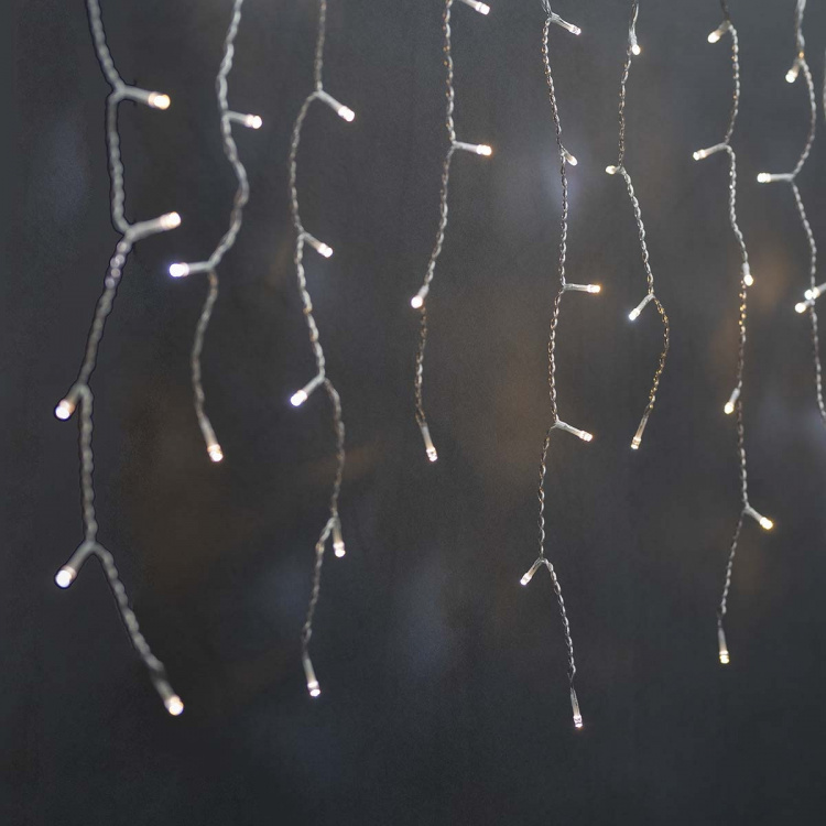 Nedis SmartLife-kerstverlichting | Ijskegel | Wi-Fi | Warm tot Koel Wit | 400 LED\'s | 8.00 m | Android™ / IOS