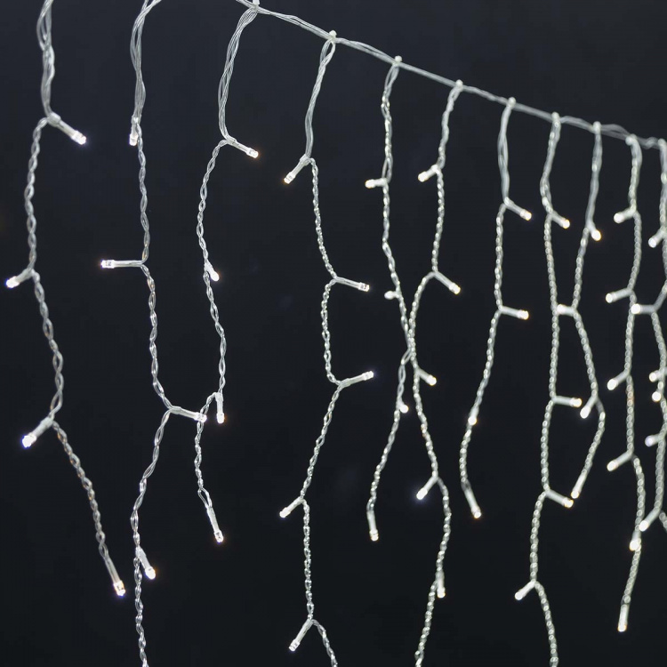 Nedis SmartLife-kerstverlichting | Ijskegel | Wi-Fi | Warm tot Koel Wit | 400 LED\'s | 8.00 m | Android™ / IOS