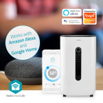 Nedis SmartLife Luchtontvochtiger | Wi-Fi | 20 l/Dag | Ontvochtiging / Continu / Was drogen / Ventilatie | Android™ / IOS | Regelbare hygrostaat | 195 m³/h