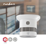 Nedis SmartLife Rookmelder | Zigbee 3.0 | Batterij Gevoed | Levenscyclus sensor: 10 Jaar | EN 14604 | Max. batterijduur: 60 Maanden | 85 dB | Wit | 1 Stuks Nedis SmartLife Rookmelder | Zigbee 3.0 | Batterij Gevoed | Levenscyclus sensor: 10 Jaar | EN 14604 | Max. batterijduur: 60 Maanden | 85 dB | Wit | 1 Stuks
