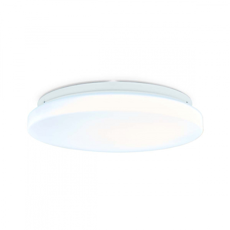Nedis SmartLife Plafondlamp | Wi-Fi | RGB / Warm tot Koel Wit | Rond | Diameter: 260 mm | 1820 lm | 3000 - 6500 K | IP20 | Energieklasse: F | Android™ / IOS