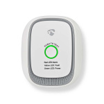 Nedis SmartLife Gasdetector | Zigbee 3.0 | Netvoeding | Levenscyclus sensor: 5 Jaar | EN 50194-1:2009 | Android™ / IOS | Met testknop | 75 dB | Wit