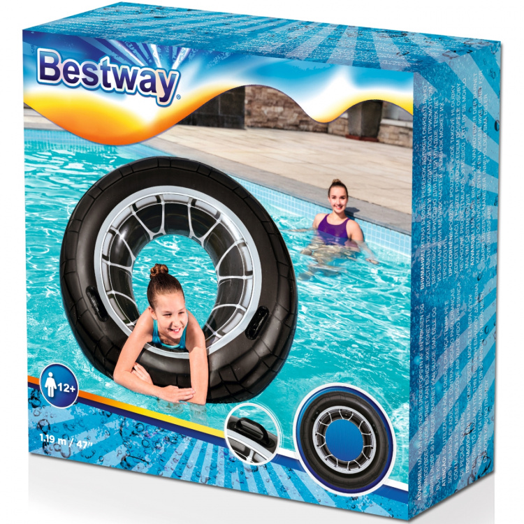 Bestway Badring 1.19m Höghastighetsdäc Bestway Badring 1.19m Höghastighetsdäc