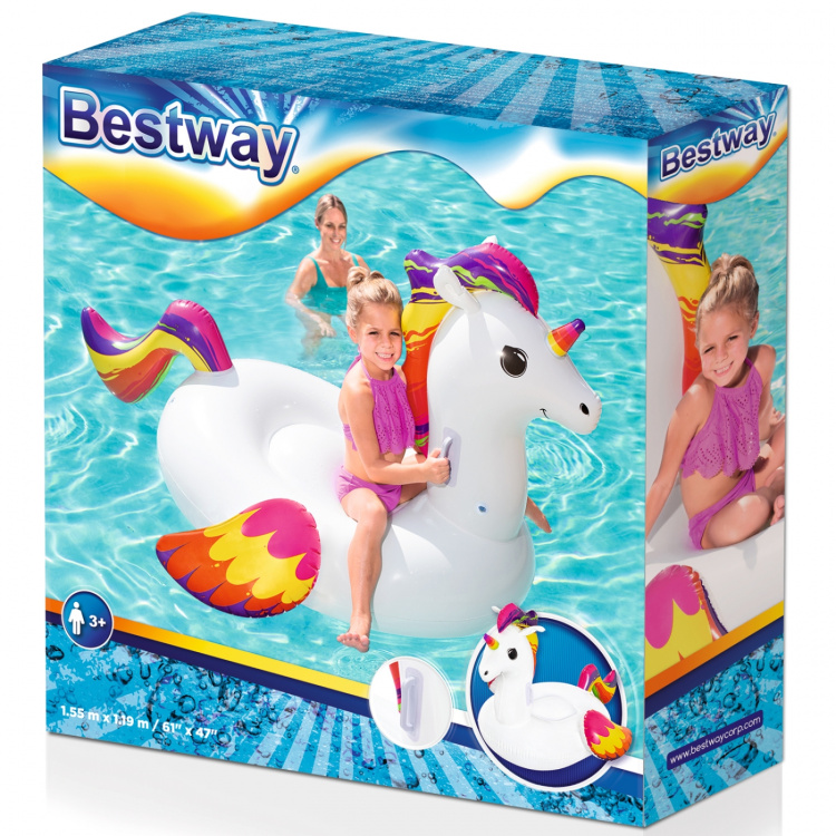 Bestway Badmadrass 1.55m x 1.19m Fanta Bestway Badmadrass 1.55m x 1.19m Fanta