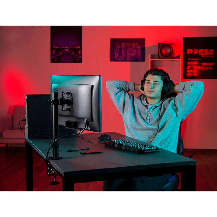 Monitor Holder Work Out Single Black Monitor Holder Work Out Single Black