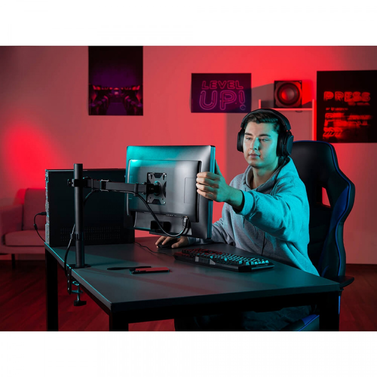 Monitor Holder Work Out Single XL Black