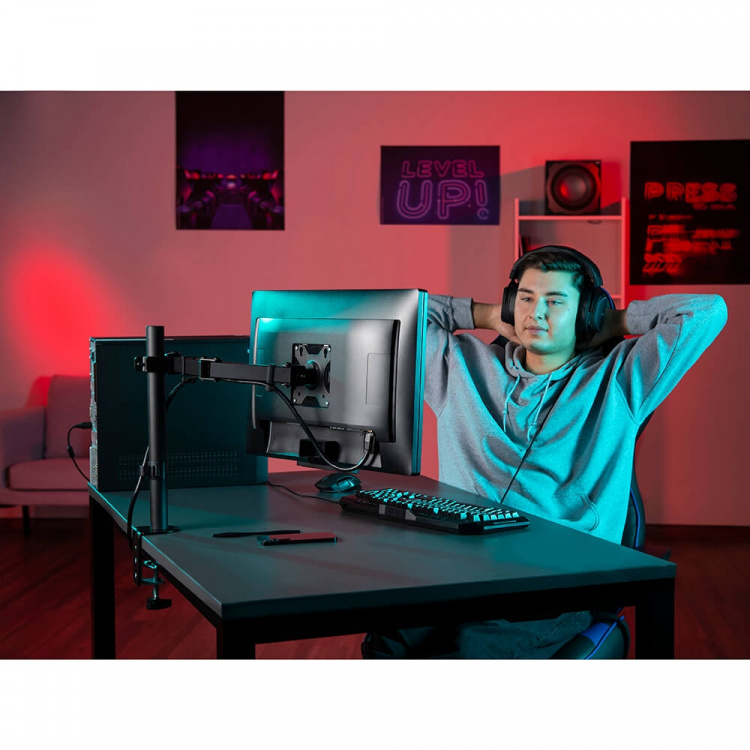 Monitor Holder Work Out Single XL Black