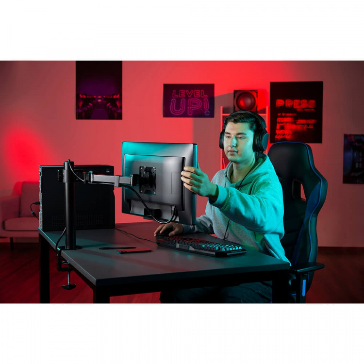 Monitor Holder Operator Single XL Black