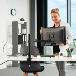 Monitor Holder Operator Single XL Black