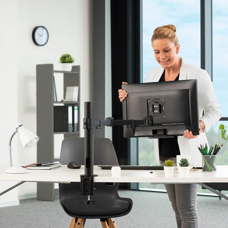 Monitor Holder Operator Single XL Black